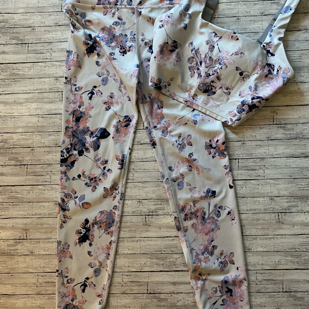 GAP Floral Activewear Set - Pink and Blue
